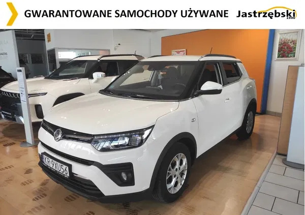 ssangyong SsangYong Tivoli cena 77900 przebieg: 45000, rok produkcji 2021 z Poddębice